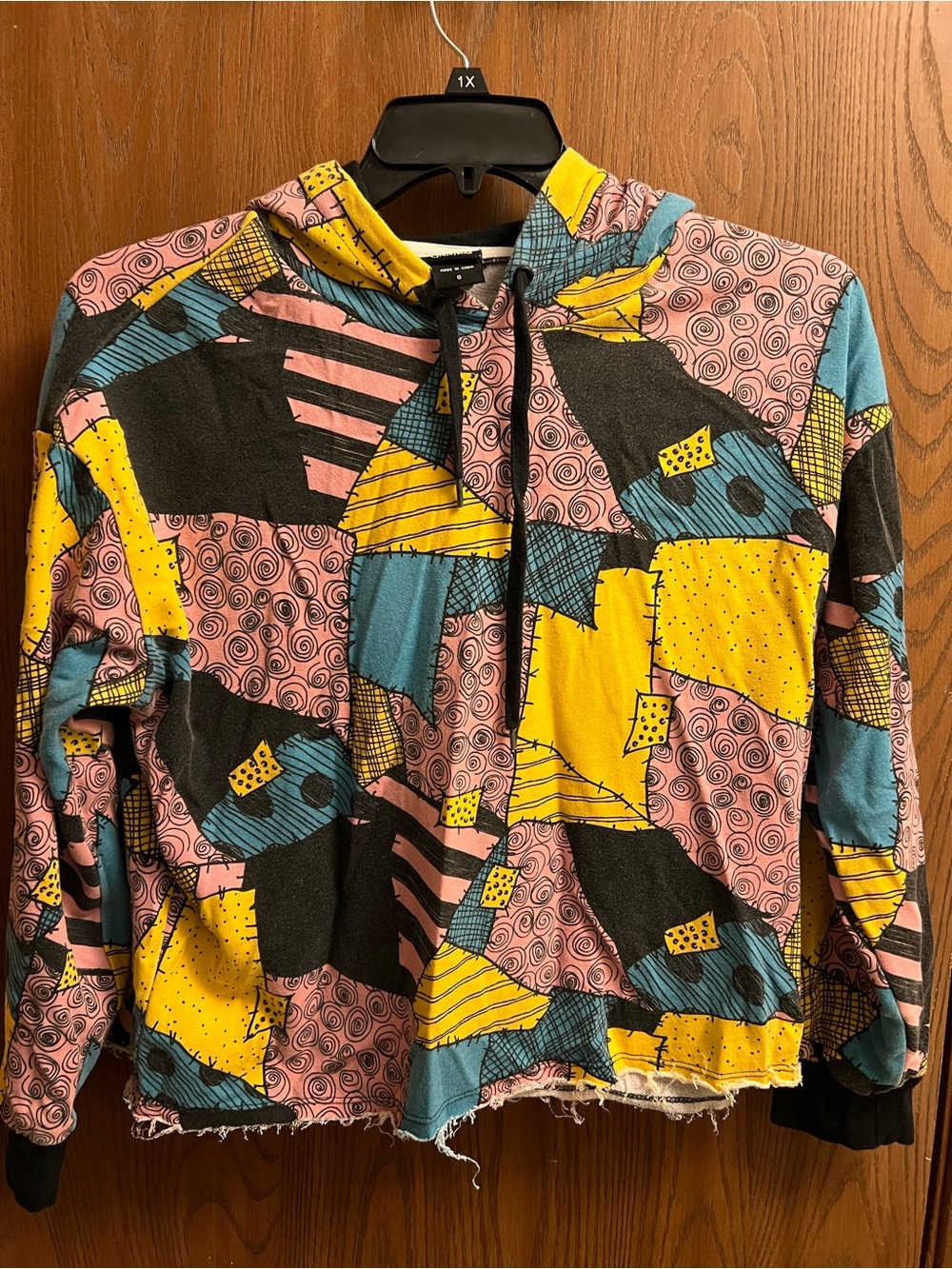 Torrid nightmare before Christmas “Sally”Patchwork Hoodie